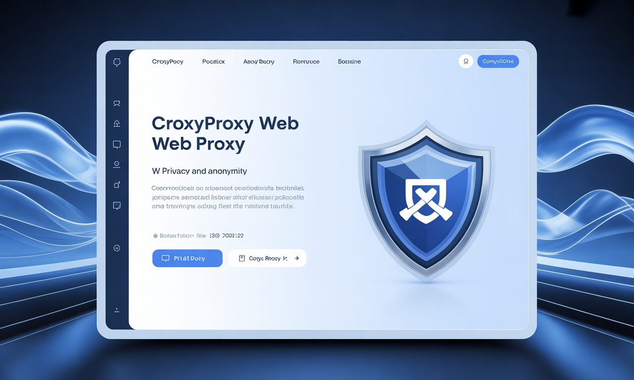 CroxyProxy : Votre Outil Gratuit pour Une Navigation Anonyme et Sécurisée 1 découvrez croxyproxy, votre outil gratuit pour naviguer anonymement et en toute sécurité. protégez votre vie privée en ligne avec une connexion rapide et fiable.