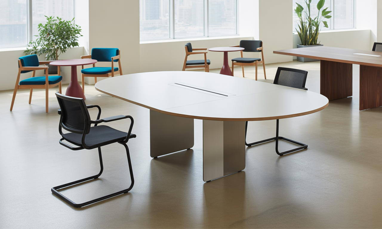 découvrez nos conseils pour choisir la table de réunion professionnelle parfaite, adaptée à votre espace de travail et à vos besoins.